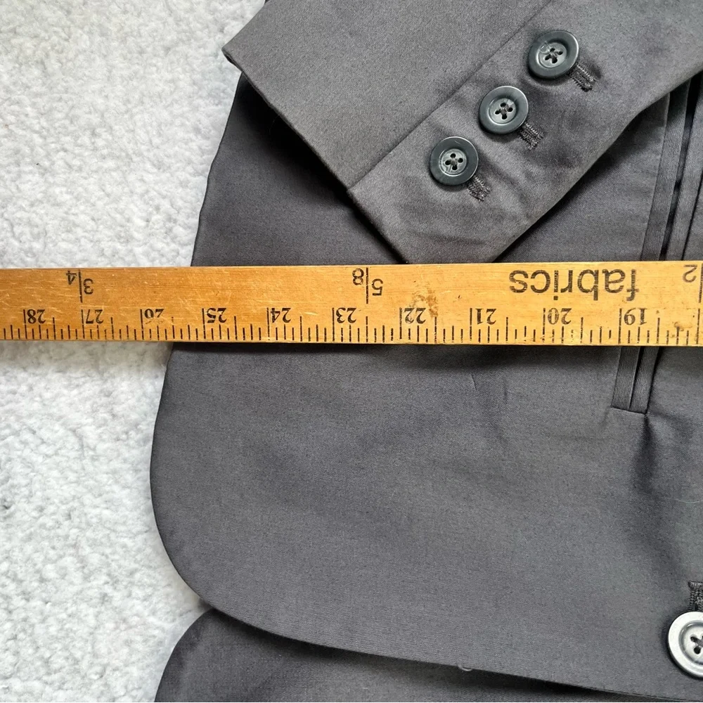 NEW Women's Old Navy Gray Classic Style Double Button Blazer Size L - Picture 3 of 10